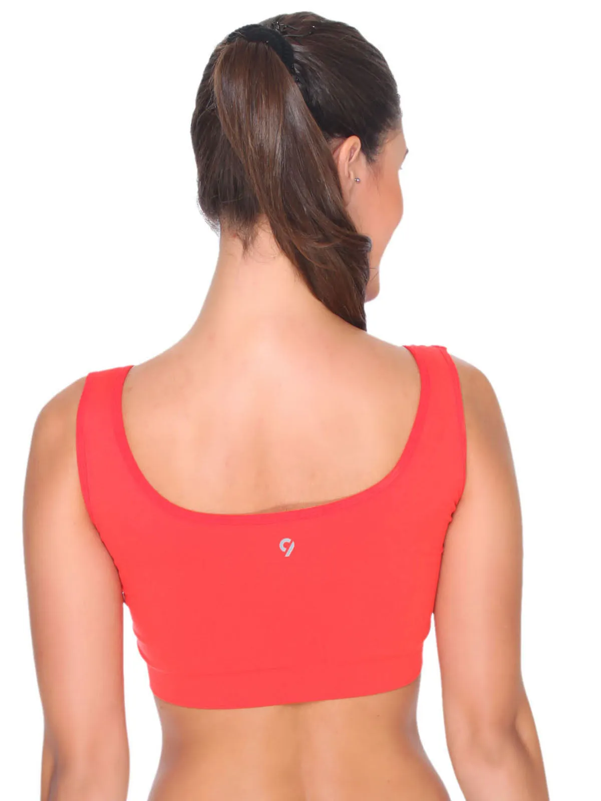 C9 Airwear Seamless Sports Bra for Women - Red