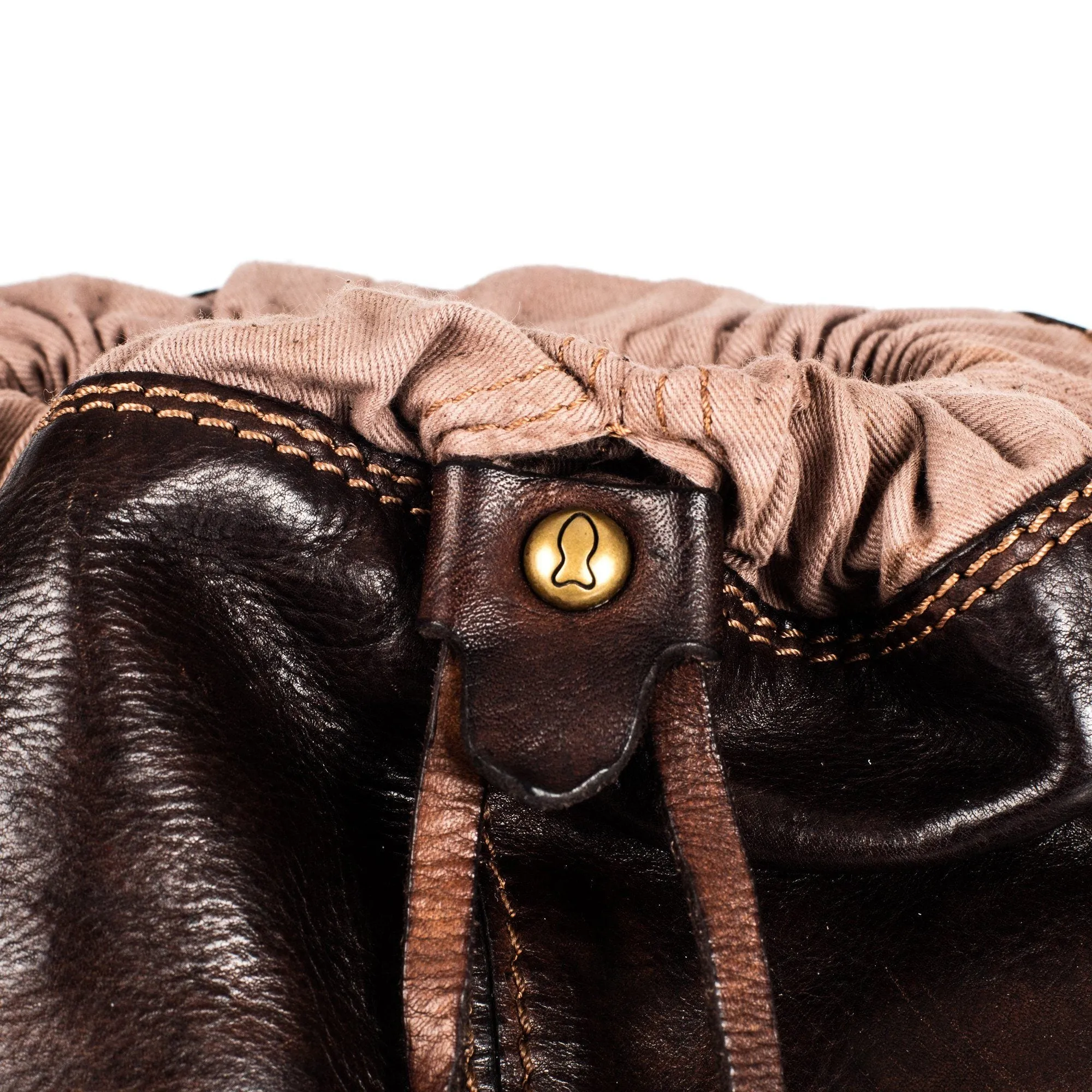 Campomaggi Leather Backpack, Dark Brown