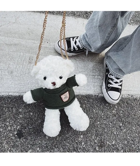 Cute Animals Cartoon Styles Plush Backpacks
