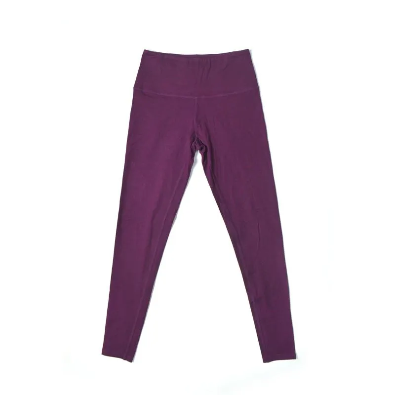 Fitness Sports Multi-Color Yoga Elasticity Polyester-Cotton Blend Cropped Sports Leggings