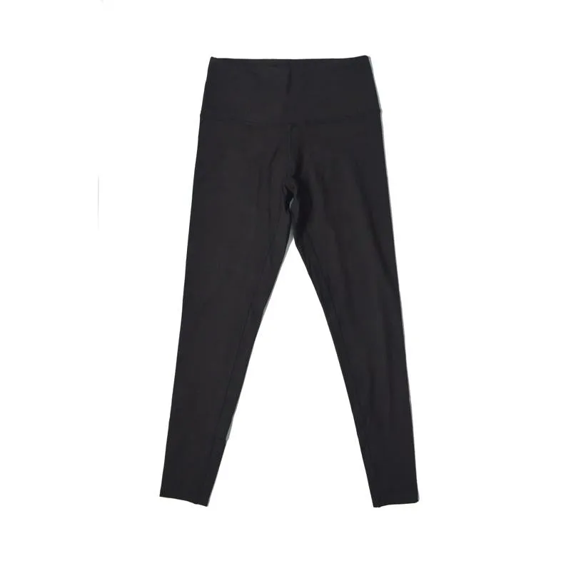 Fitness Sports Multi-Color Yoga Elasticity Polyester-Cotton Blend Cropped Sports Leggings