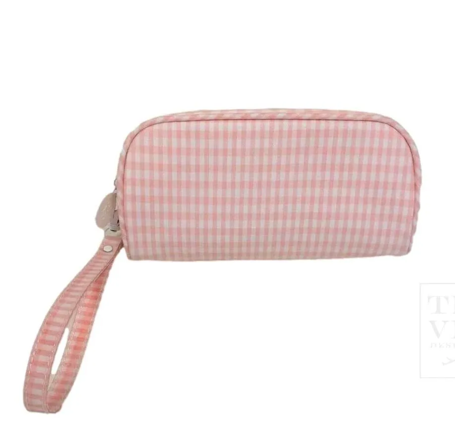 Gingham Catch All Wristlet