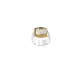 Green Amethyst Ring