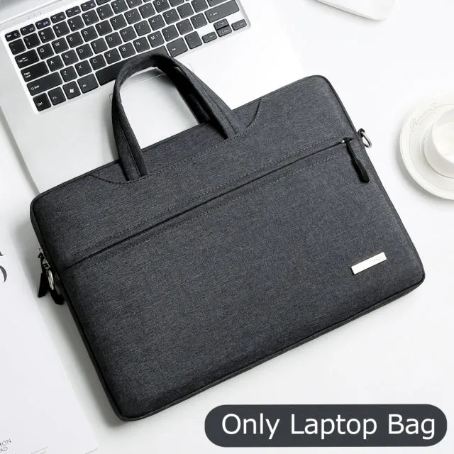 Laptop Bag Sleeve Case 12 13.3 15.6 14 inch Shoulder Notebook bag For Macbook Air Pro M1 Lenovo Dell Huawei handbag Briefcase