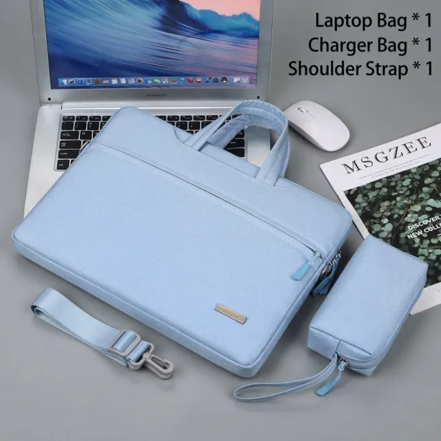 Laptop Bag Sleeve Case 12 13.3 15.6 14 inch Shoulder Notebook bag For Macbook Air Pro M1 Lenovo Dell Huawei handbag Briefcase