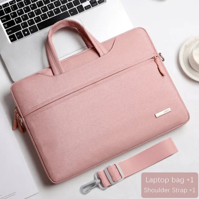 Laptop Bag Sleeve Case 12 13.3 15.6 14 inch Shoulder Notebook bag For Macbook Air Pro M1 Lenovo Dell Huawei handbag Briefcase