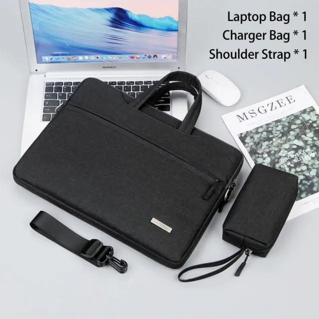 Laptop Bag Sleeve Case 12 13.3 15.6 14 inch Shoulder Notebook bag For Macbook Air Pro M1 Lenovo Dell Huawei handbag Briefcase