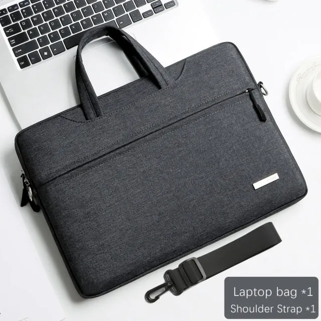 Laptop Bag Sleeve Case 12 13.3 15.6 14 inch Shoulder Notebook bag For Macbook Air Pro M1 Lenovo Dell Huawei handbag Briefcase