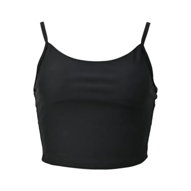 Maka-Hou Women Camisole Bra Top-BLACK (Japanese Brand)