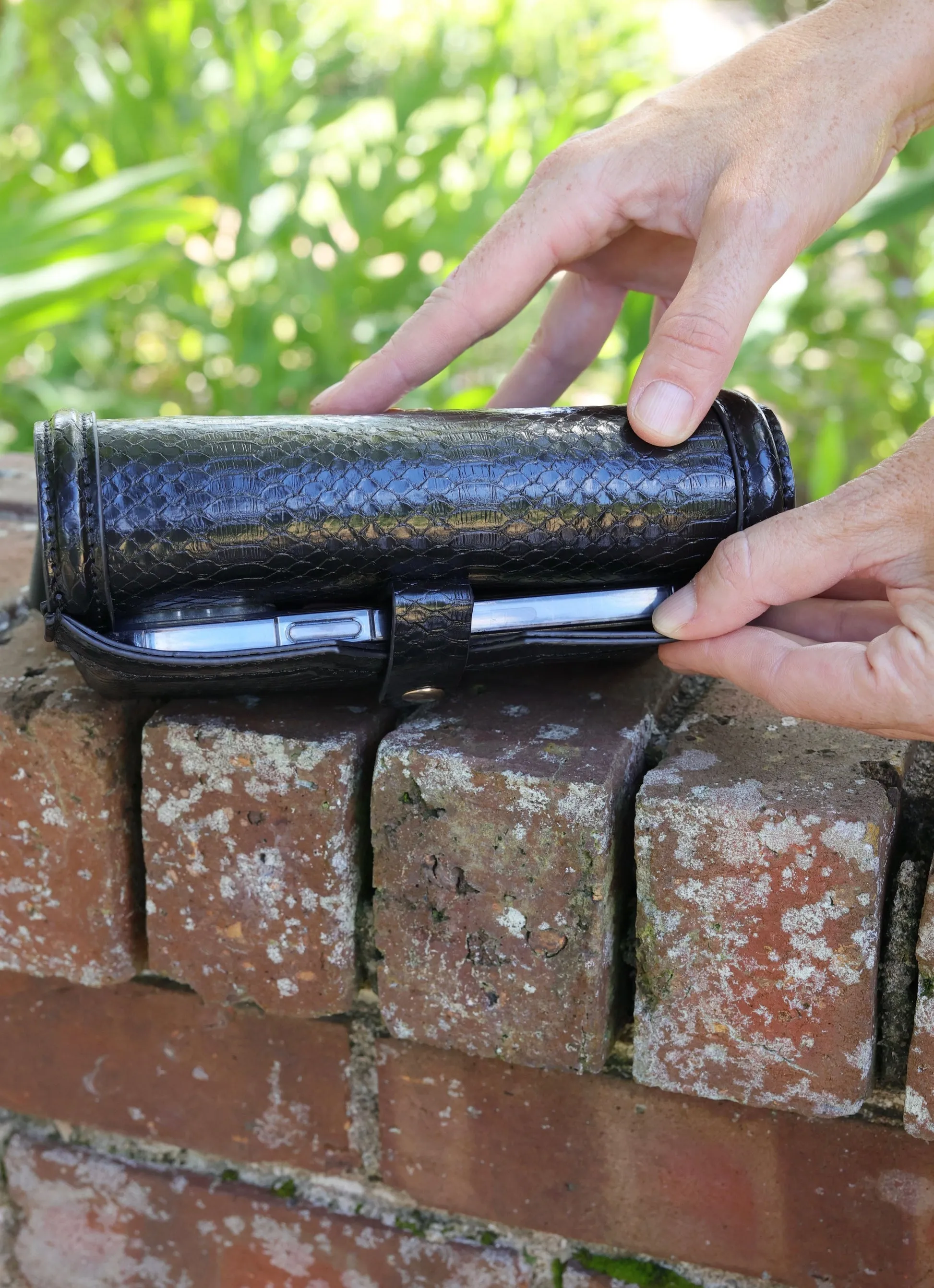 Maverick Black Crossbody with Pocket