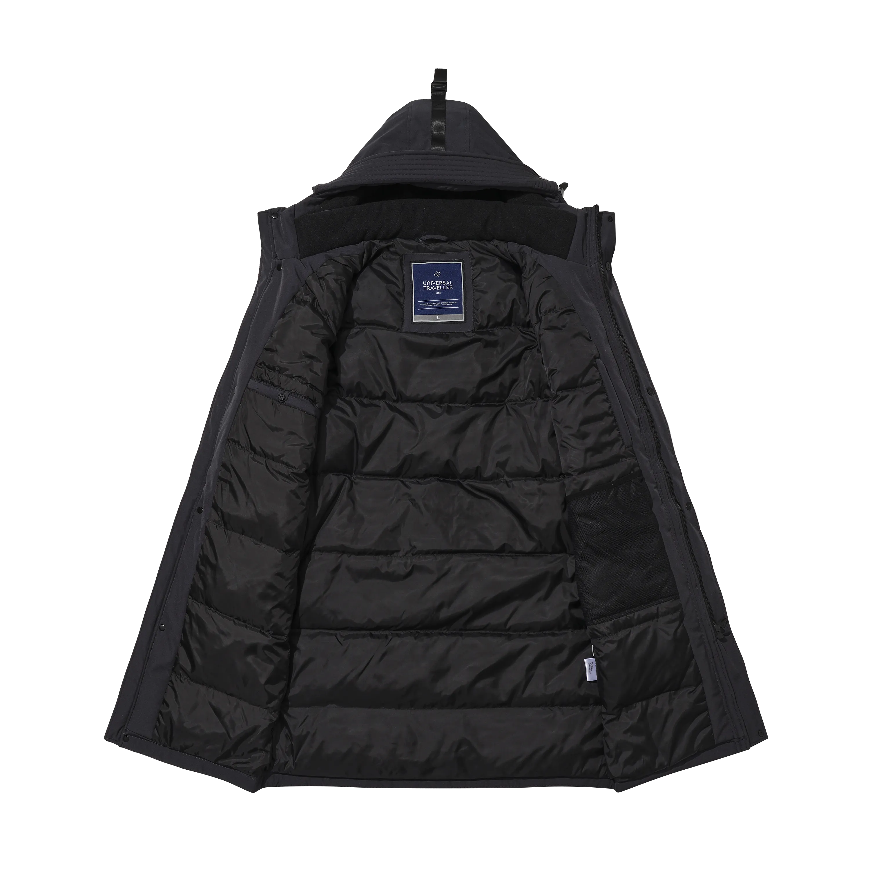 Men's Minimalist Full Length Down Jacket