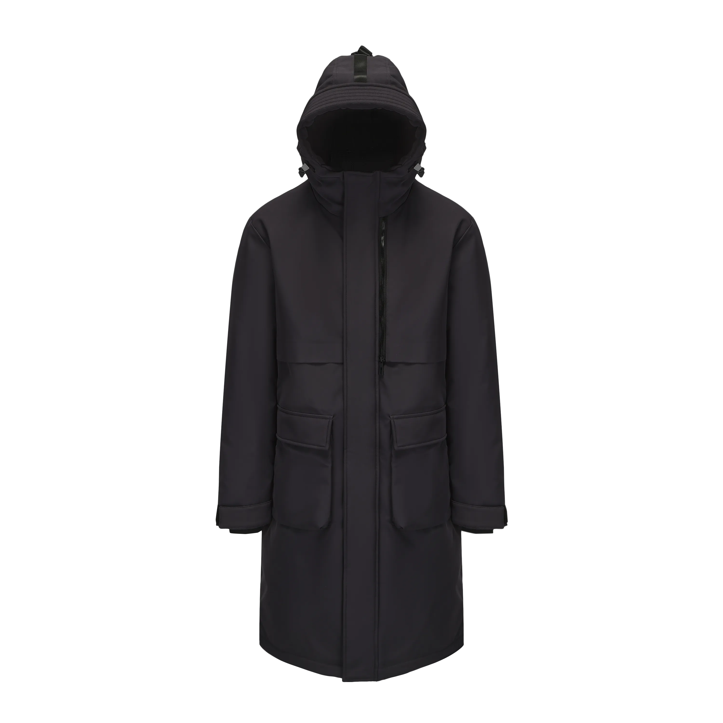 Men's Minimalist Full Length Down Jacket