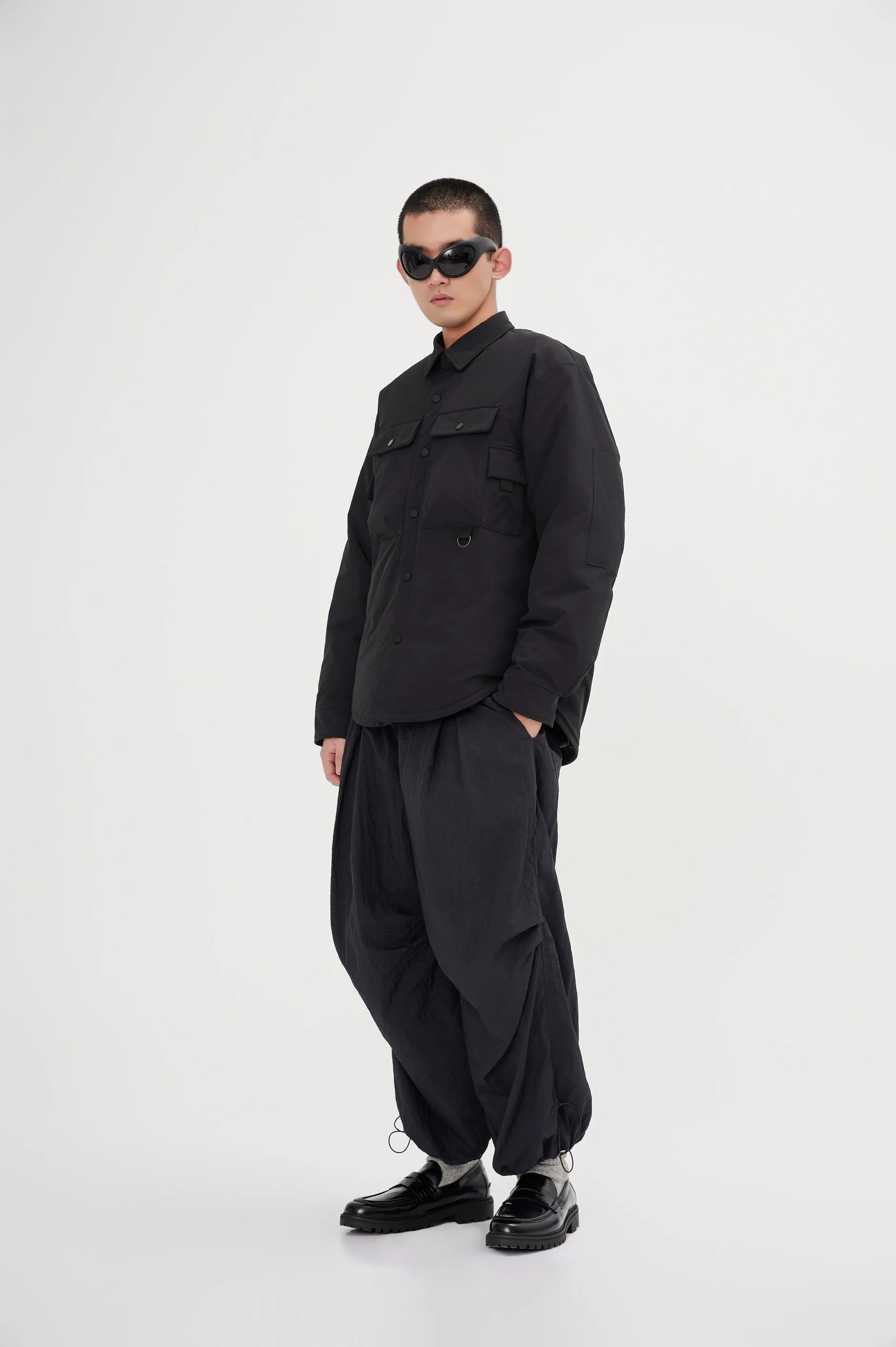 Men's Unique Fusion Shirt Down Jacket