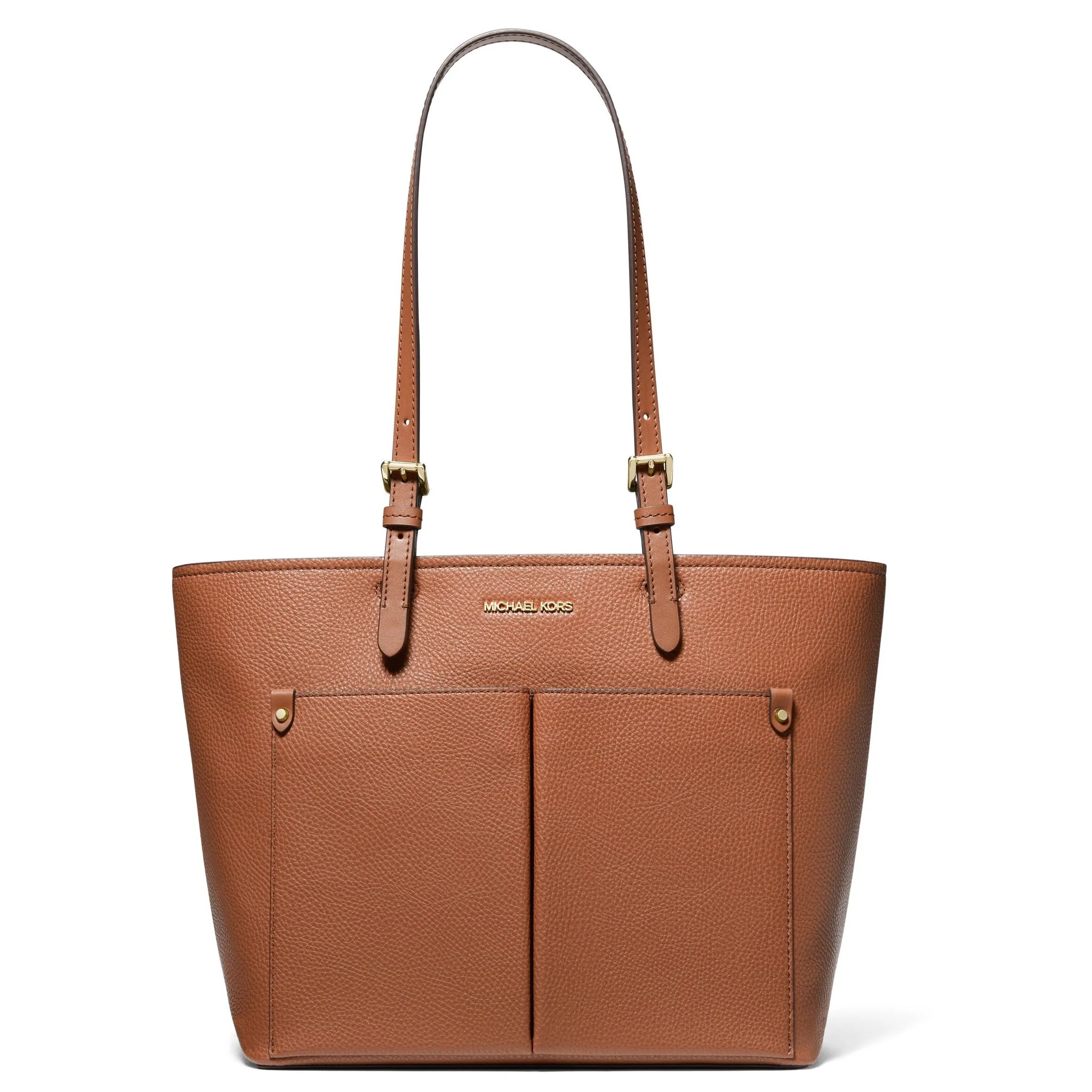 Michael Kors Women's Jet Set Medium Pocket Vegan Leather Tote Bag