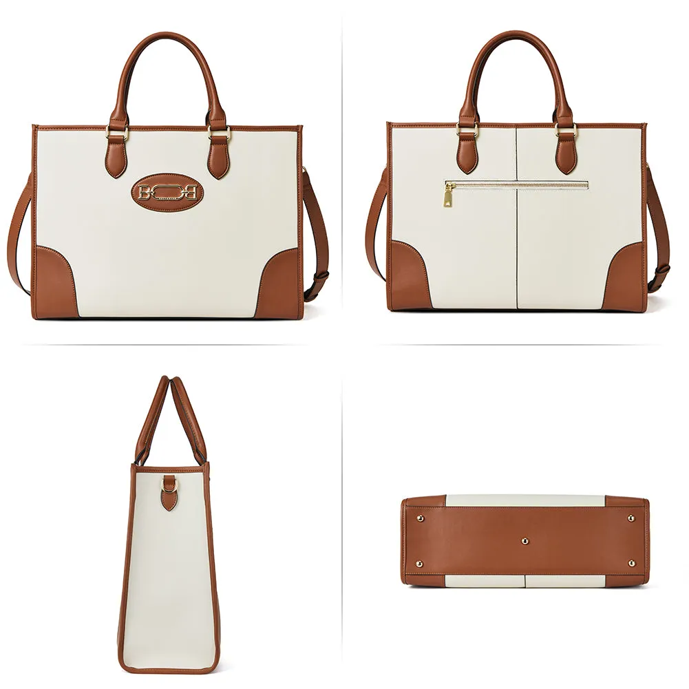 Mizuki Women Briefcase Bag — Italian Leather