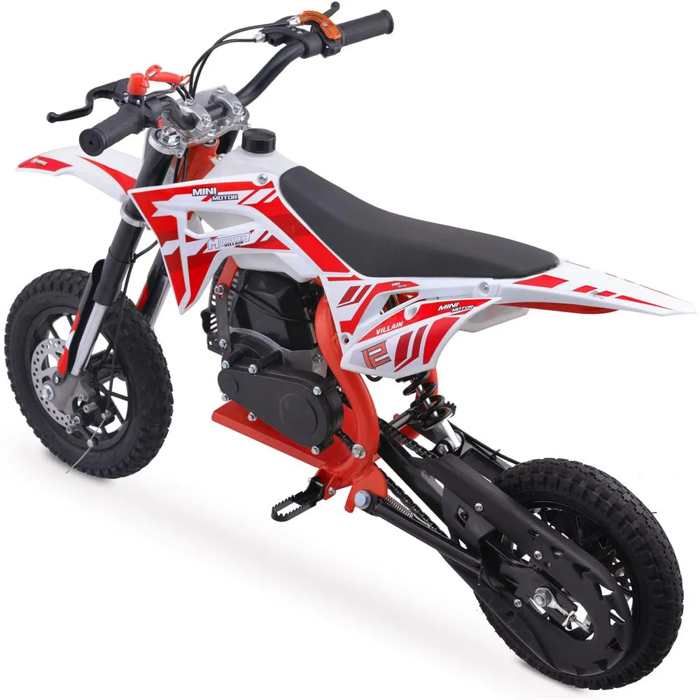 MotoTec Villain 52cc  2-Stroke Kids Gas Powered Dirt Bike