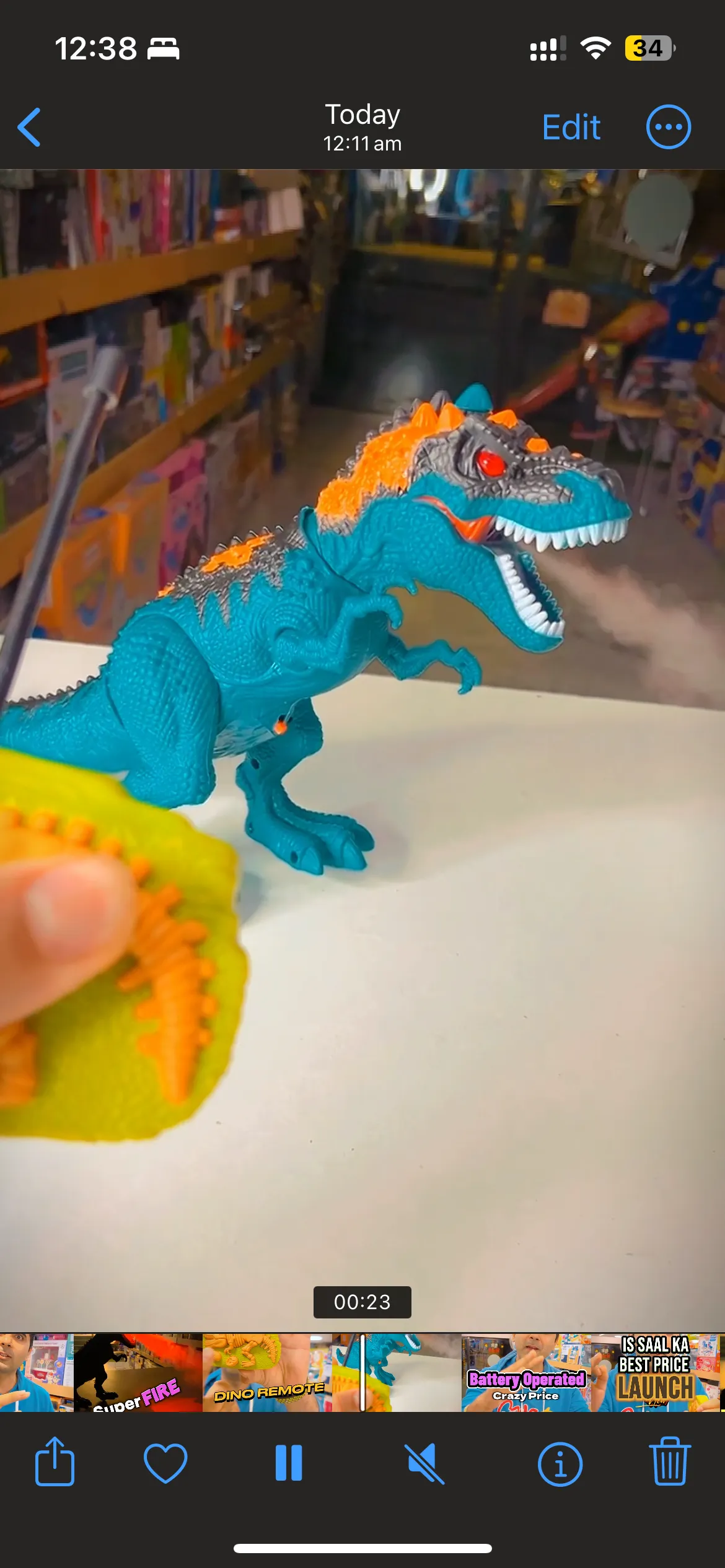 Remote control dinosaur with smoke - rc dino with music