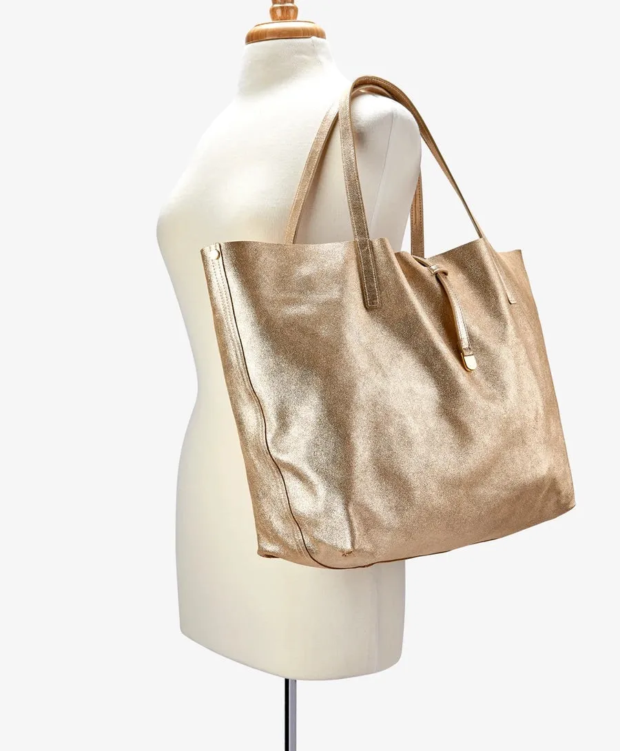 Reversible Metallic Tote