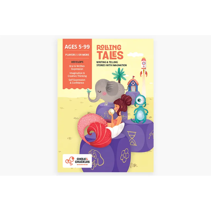 Rolling Tales Story Telling Wooden Dice Cubes