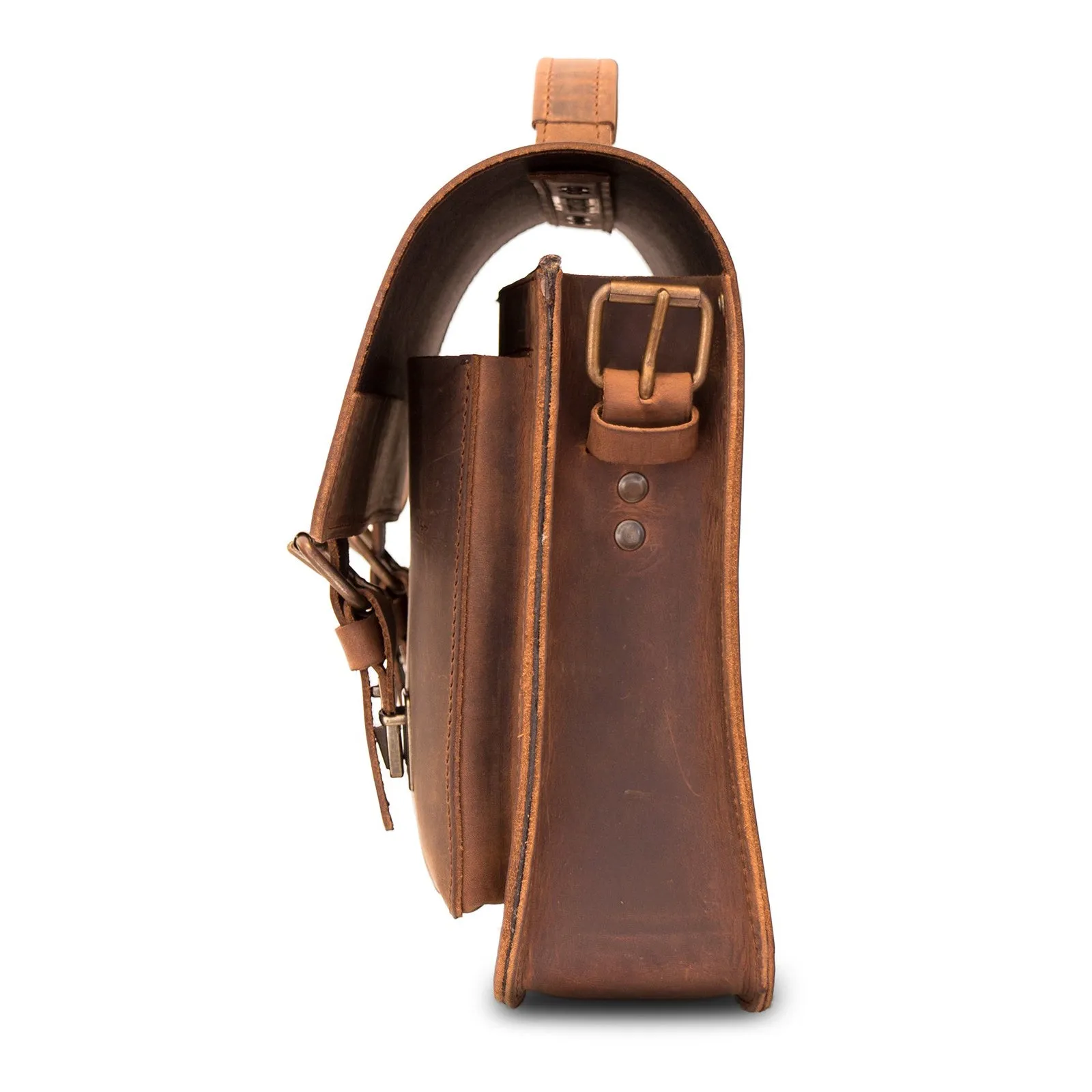 Ruitertassen Classic 2103 Leather Briefcase, Ranger Brown
