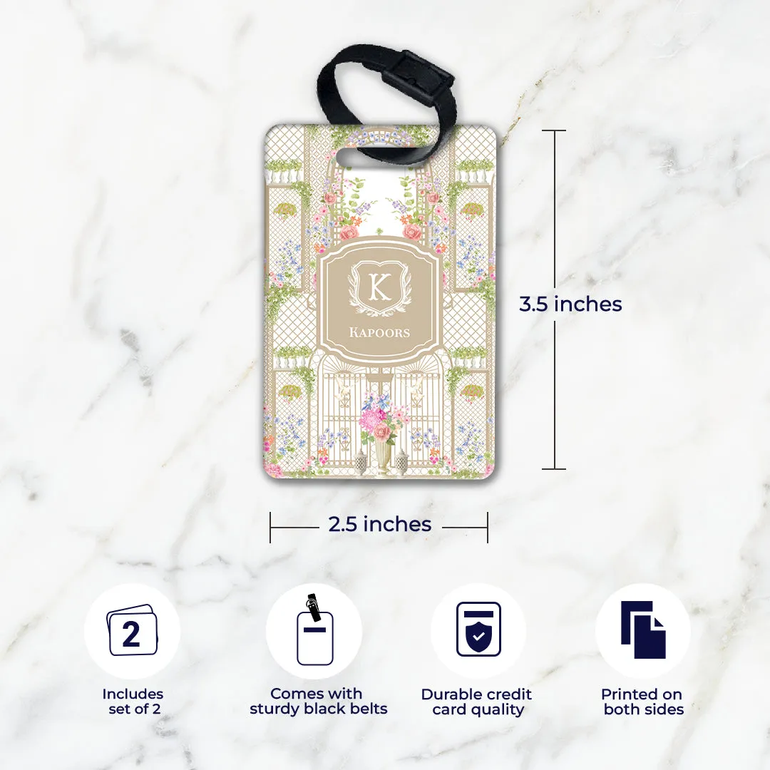 Secret Garden Bag Tag