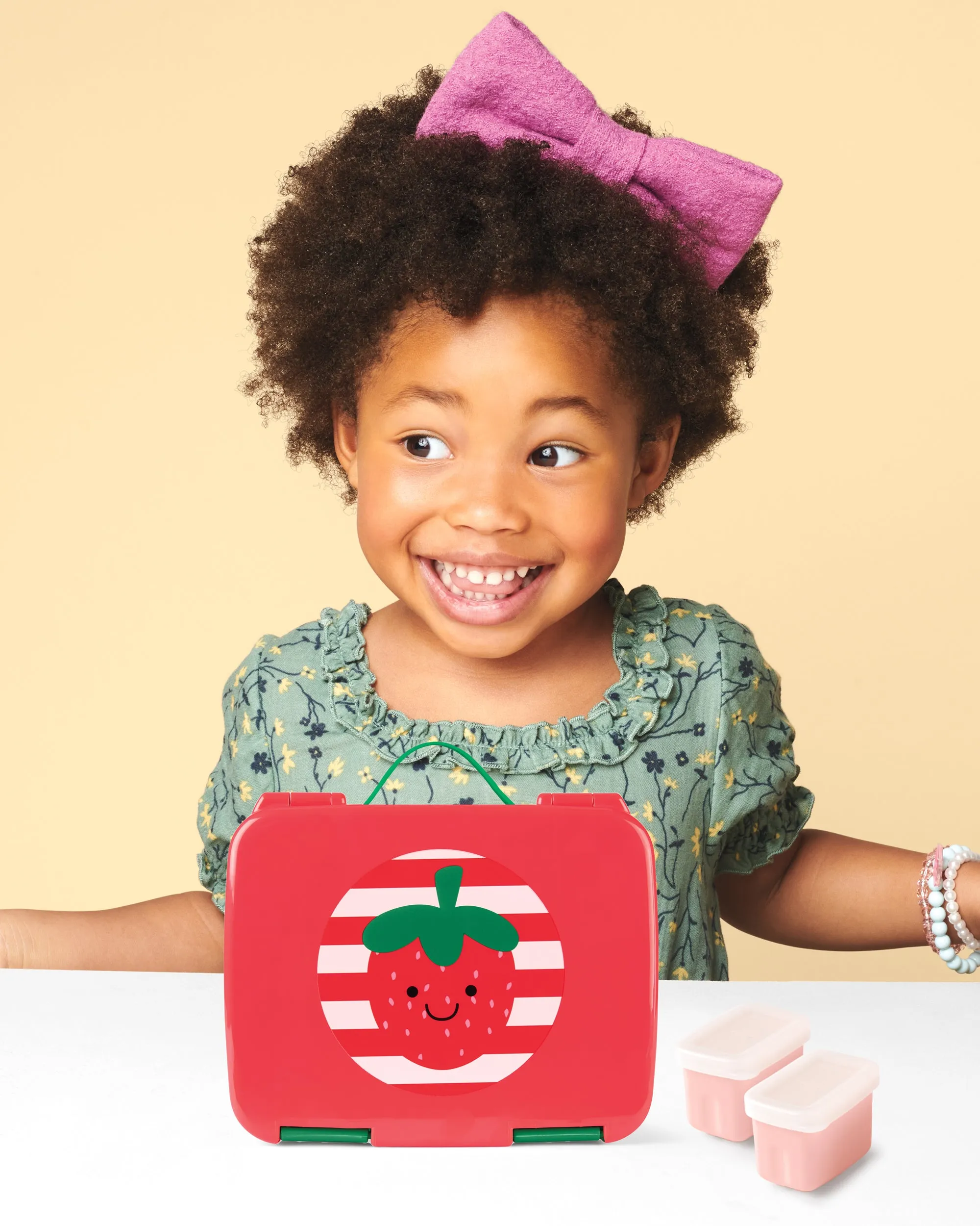Skip Hop Spark Style Bento Lunch Box - Strawberry