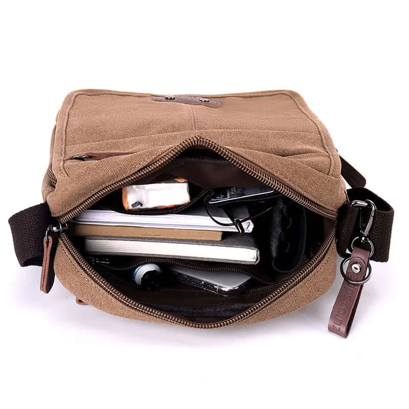 Small Canvas Shoulder and Crossbody Bag