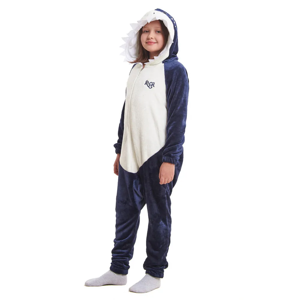 Snuggs Kids Blanket Onesie Shark