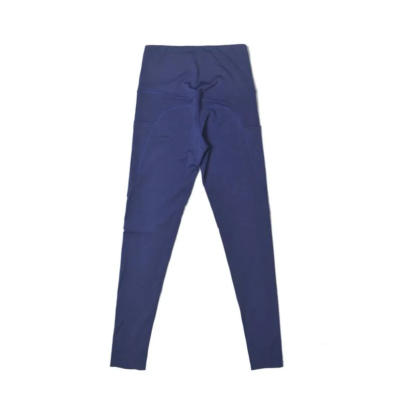 Solid Hip-Hugging Fitness Yoga Sports Tight-Fitting Sports Leggings