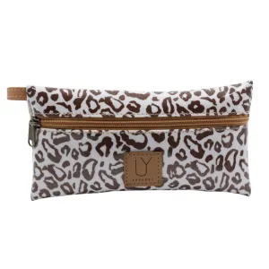 Stationery Pouch - African Footprint Brown