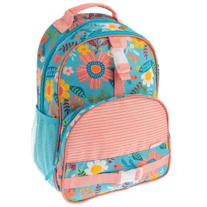 Stephen Joseph Turquoise Floral All Over Print Backpack