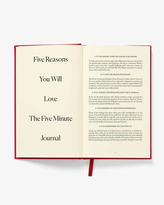 The Five Minute Journal