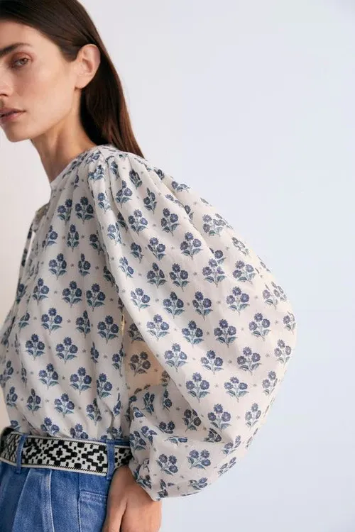The New Society - Eleni Blouse - Bloem